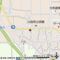 福井県鯖江市川去町37-37-1周辺の地図