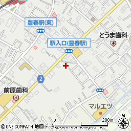 埼玉県春日部市上蛭田586周辺の地図
