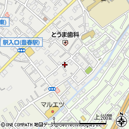 埼玉県春日部市上蛭田687周辺の地図