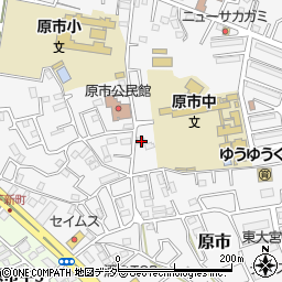 埼玉県上尾市原市3496周辺の地図