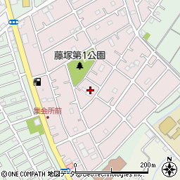 埼玉県春日部市六軒町154周辺の地図