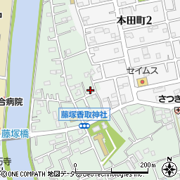 埼玉県春日部市藤塚655周辺の地図