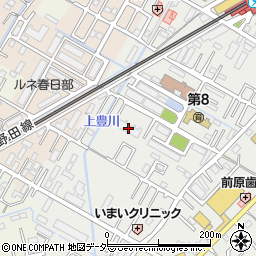埼玉県春日部市上蛭田67周辺の地図