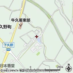 茨城県牛久市久野町791周辺の地図