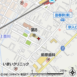 埼玉県春日部市上蛭田81周辺の地図