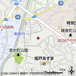 埼玉県坂戸市清水町3周辺の地図
