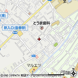 埼玉県春日部市上蛭田466周辺の地図