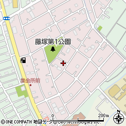 埼玉県春日部市六軒町155周辺の地図