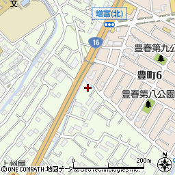 埼玉県春日部市増富531周辺の地図