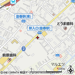 埼玉県春日部市上蛭田577周辺の地図