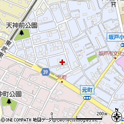 埼玉県坂戸市元町55-18周辺の地図
