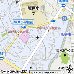 埼玉県坂戸市元町16-14周辺の地図