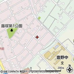 埼玉県春日部市六軒町245周辺の地図