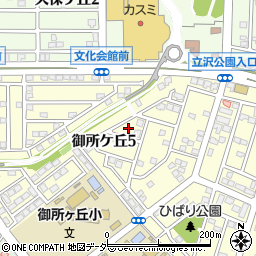 茨城県守谷市御所ケ丘5丁目8周辺の地図