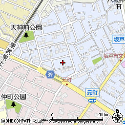 埼玉県坂戸市元町55周辺の地図
