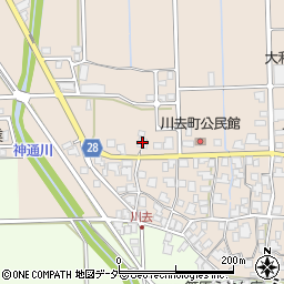 福井県鯖江市川去町20-41周辺の地図