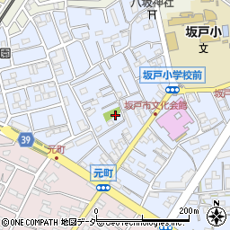 埼玉県坂戸市元町周辺の地図