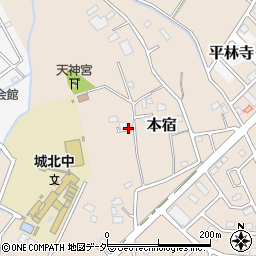 埼玉県さいたま市岩槻区本宿周辺の地図