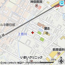 埼玉県春日部市上蛭田69周辺の地図