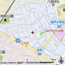 埼玉県坂戸市元町53-9周辺の地図