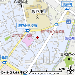 埼玉県坂戸市元町16周辺の地図