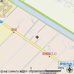 茨城県つくばみらい市福田520周辺の地図