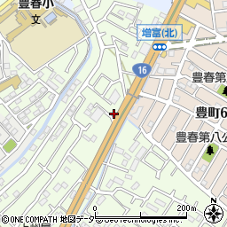 埼玉県春日部市増富667周辺の地図