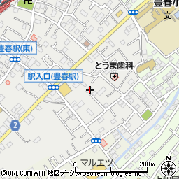 埼玉県春日部市上蛭田469周辺の地図
