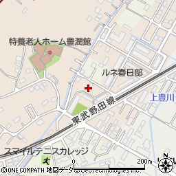 埼玉県春日部市道口蛭田113周辺の地図