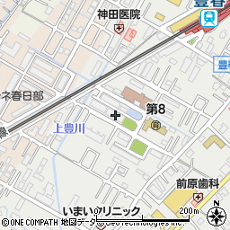 埼玉県春日部市上蛭田85周辺の地図
