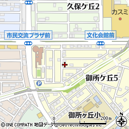 茨城県守谷市御所ケ丘5丁目25-55周辺の地図