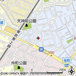 埼玉県坂戸市元町57-8周辺の地図