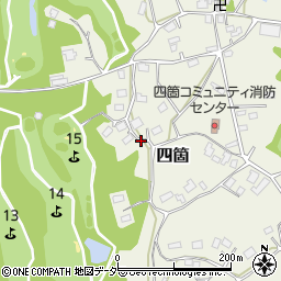 茨城県稲敷市四箇周辺の地図