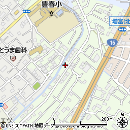 埼玉県春日部市増富640周辺の地図