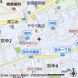 銚子信用金庫鹿島支店周辺の地図