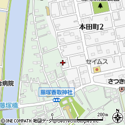 埼玉県春日部市藤塚654周辺の地図