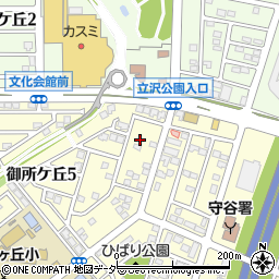 茨城県守谷市御所ケ丘5丁目4-6周辺の地図