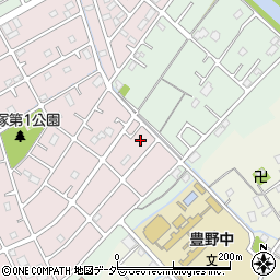 埼玉県春日部市六軒町250周辺の地図