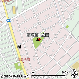 藤塚第1公園周辺の地図
