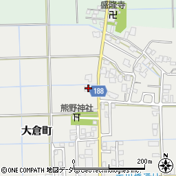 福井県鯖江市大倉町8-9周辺の地図