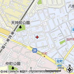 埼玉県坂戸市元町57周辺の地図
