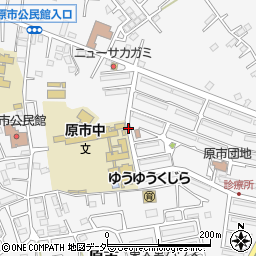 原市団地中学校周辺の地図