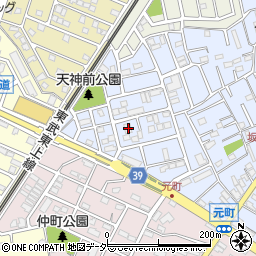 埼玉県坂戸市元町57-13周辺の地図