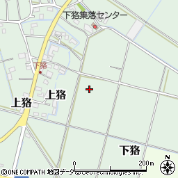 埼玉県川島町（比企郡）下狢周辺の地図