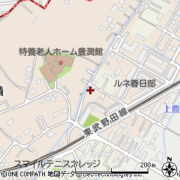 埼玉県春日部市道口蛭田111周辺の地図