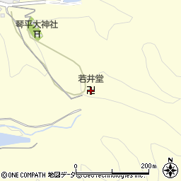 若井堂周辺の地図