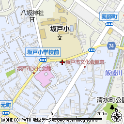 埼玉県坂戸市元町16-9周辺の地図