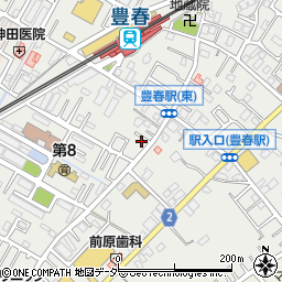 埼玉県春日部市上蛭田271周辺の地図