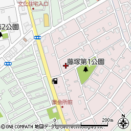 埼玉県春日部市六軒町54周辺の地図