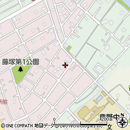 埼玉県春日部市六軒町195周辺の地図